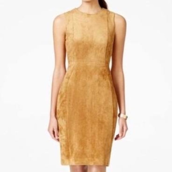 Calvin Klein Dresses & Skirts - Calvin Klein Faux Suede Dress